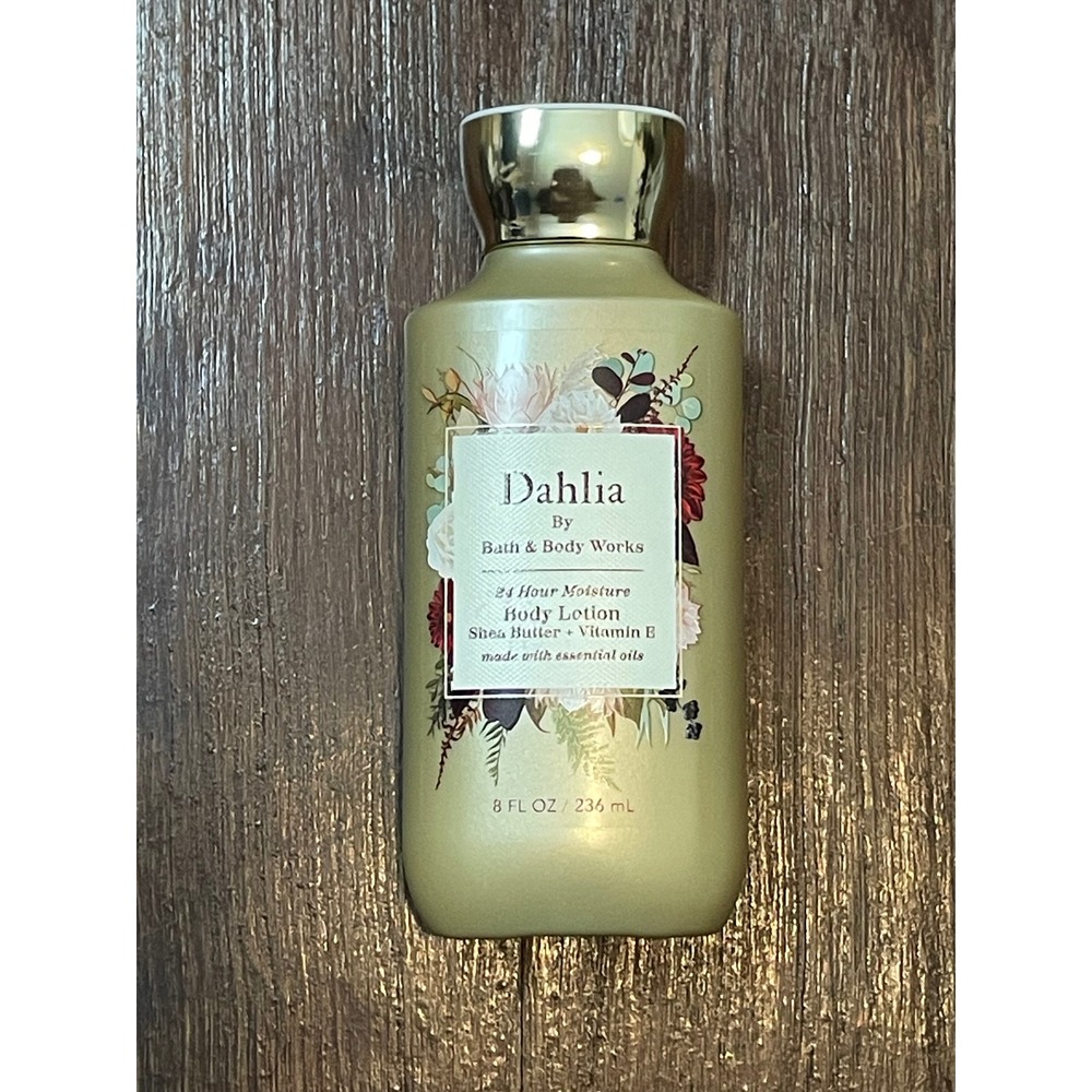 Bath & Body Works Dahlia Body Lotion Shea Vitamin E 24 Hr Moisture 8 Oz - Picture 2 of 5